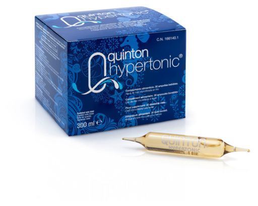 Original Quinton® Hypertonic 3.3 Ampoules, 30 drinkable glass ampoules