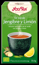 Green Tea Ginger and Lemon 17 Sachets Bio