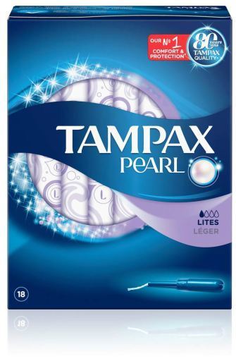 Pearl Lites Tampons 18 Units