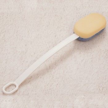 Bath Sponge with plastic handle