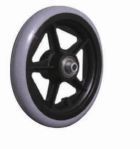 200 Mm wheel. Solid Color Black