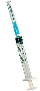 Syringe 2.5ml 25/6 Ico