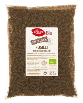 Buckwheat fusilli Gluten Bio 500 Gr