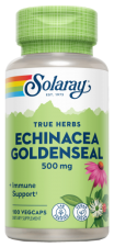 Echinacea and Goldenseal Root 500 mg 100 Vegetable Capsules