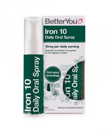 Iron 10 Daily Oral Spray 10 mg Pomegranate 25 ml