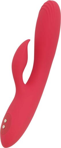 Intense Pink Silicone Vibrating Bunny