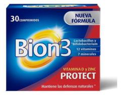 Bion3 Protect Vitamin D and Zinc 30 tablets