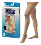 Jobst Long Lace Stockings Light Compression Natural Size 5