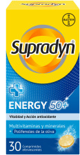 Energy 50+ 30 Effervescent Tablets