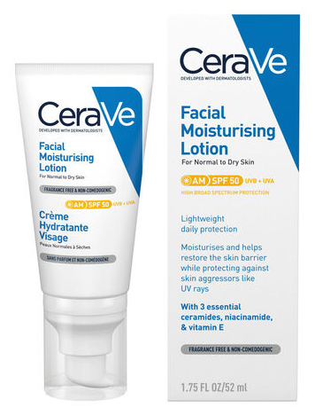 Facial Moisturizing Lotion With SPF 50 52 ml