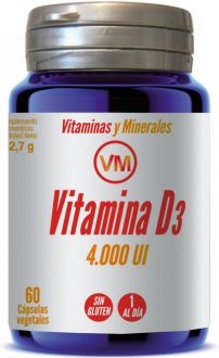 Vitamin D3 4,000 IU 60 Vegetable Capsules