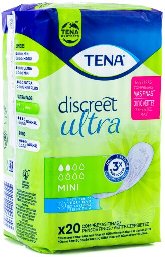 Discreet Ultra Mini Compresses 20 units