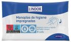 Lindor Impregnated Hygiene Mitts 8 Units