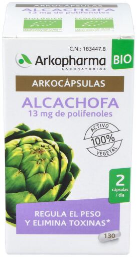 Arkocápsulas Organic Artichoke 130 Capsules