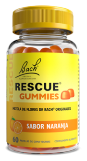 Bach Rescue Gummies 60 Lozenges Orange Flavor