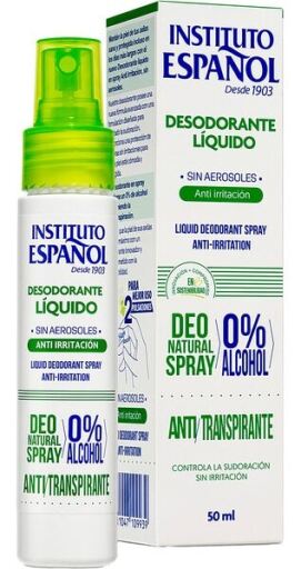 Anti-irritation liquid deodorant spray 50 ml